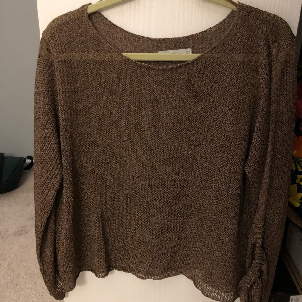 Zara Brown Light Sweater